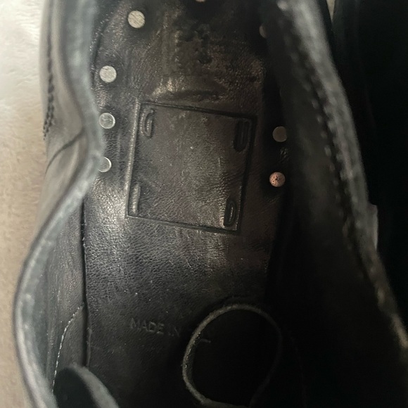 Guidi Lace-up Round Toe Italian Horse Full Grain Leather Derby Shoes - Picture 5 of 13